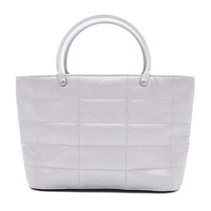 Chanel Party Bag Nylon Silver